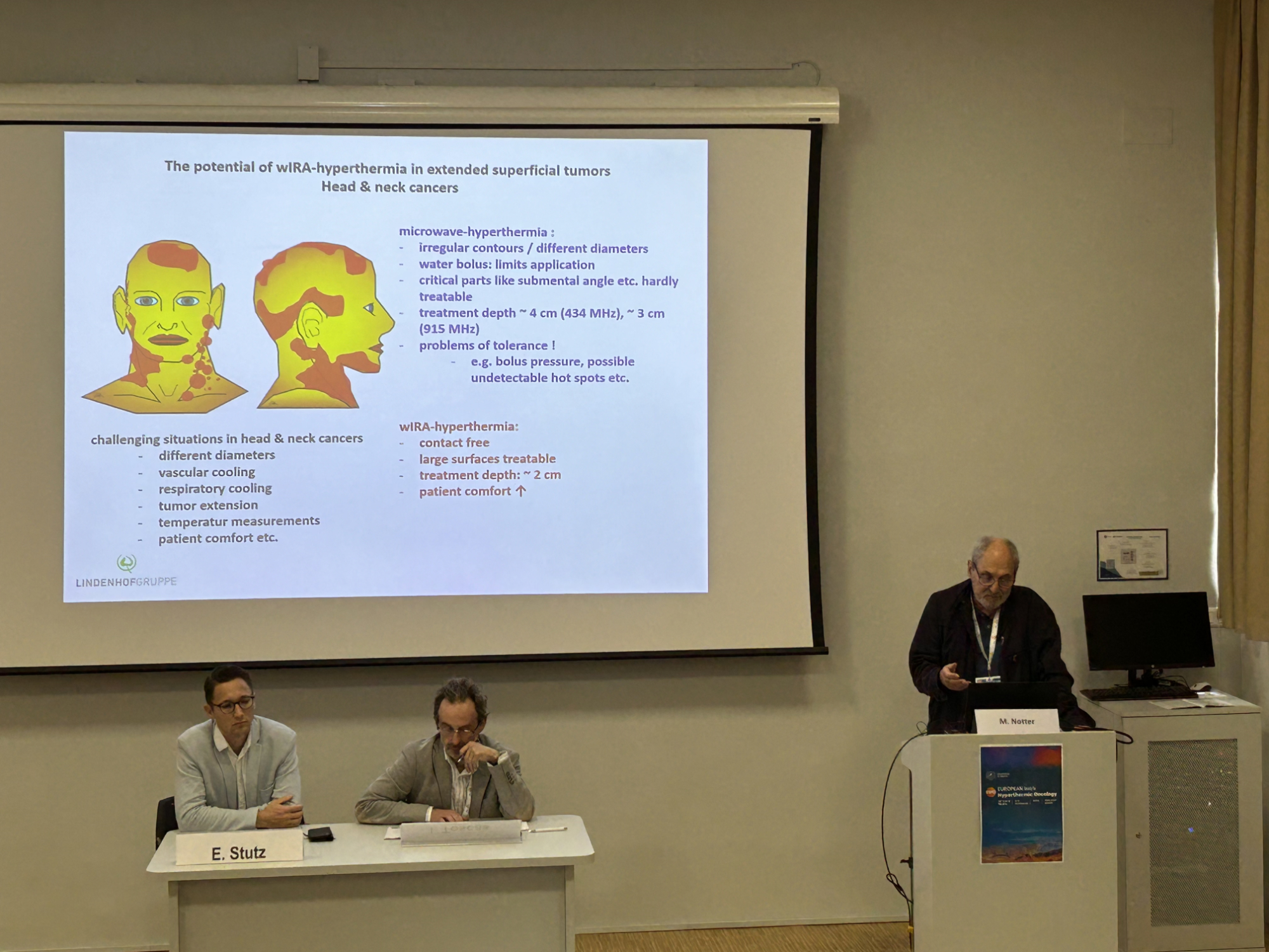 heckel news 2025 ESHO24 Lecture of Dr Markus Notter on Thermography-controlled wIRA superficial hyperthermia